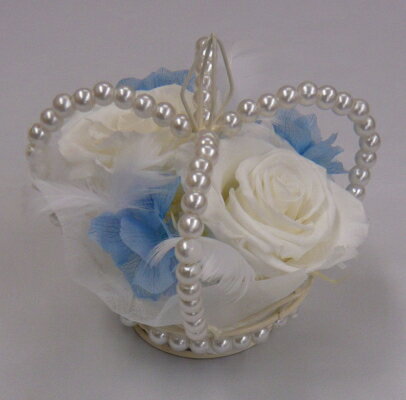 プリザーブドフラワー/ホワイトローズ