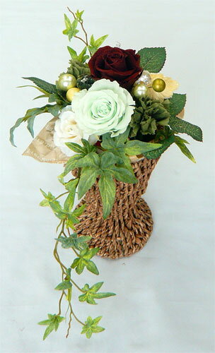 プリザーブドフラワー/チョコ＆ミント【楽ギフ_包装】【楽ギフ_メッセ】【楽ギフ_メッセ入力】