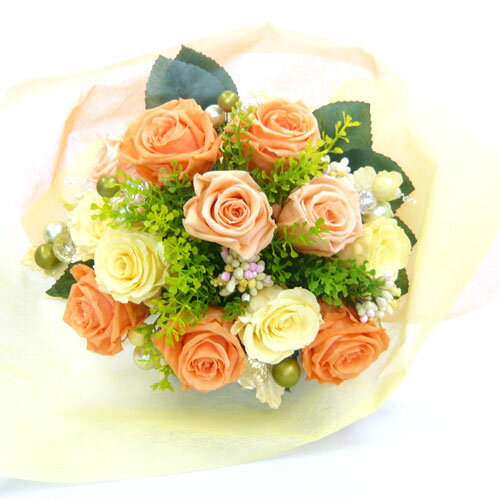 楽天市場】オレンジバラ(プリザーブドフラワー|花・観葉植物 楽天市場】オレンジバラ(プリザーブドフラワー|花・観葉植物