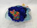 バラの花束/ブルーローズ&レインボーローズブーケ【七色のバラ】【青いバラ】【敬老の日にも】