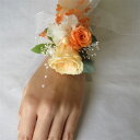 ウエディングブーケ/ブライダルブーケ/プリザーブドフラワー リスレットS オレンジ(1点)【bouqet】