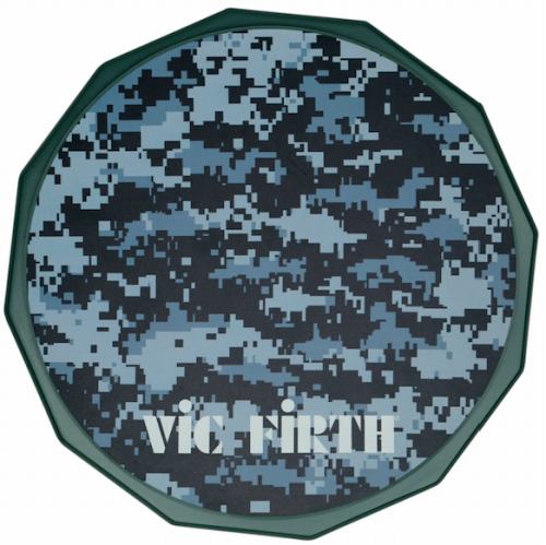 【ドラム練習グッズ】 VIC FIRTH・ヴィックファース / VIC-PPDC12 DIGITAL CAMO PRACTICE PADS プラクティスパッド トレーニングパッド 12" パッド単独(スタンド取付不可)