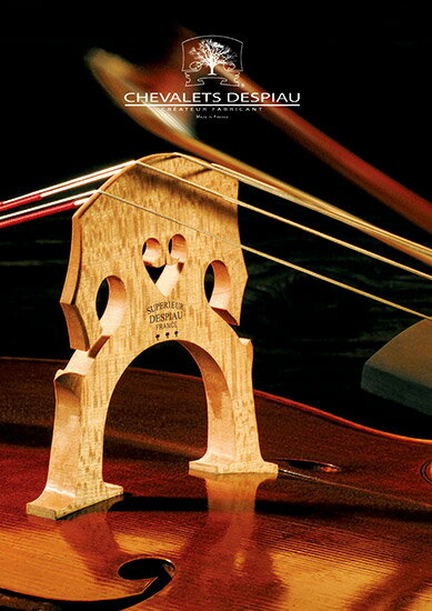 ●1920年以来、フランス デスピオ社は木材の特性を生かすことにより発展してきました。1970年代にはジャン・ルイ・デスピオが楽器木材の知識を研究し、1984年より弦楽器の駒（クラシックとバロック）を幅広く提供し始めます。 ●プロの演奏家に愛用者が多くフランスを代表するオーベルトに並んで高い評価を得ております。木材選別の目利きや、化学薬品を使わず木の密度を強化するオーガニックトリートメント、調和のとれた曲線を追求した製作行程などは、デスピオ一族により踏襲され、素晴らしい駒に仕上がっています。 ■スペック■ ●チェロ用駒 ●サイズ：4/4サイズ ■付属品■ ●noneプロの演奏家に愛用者が多くフランスを代表するオーベルトに並んで高い評価を得ております。木材選別の目利きや、化学薬品を使わず木の密度を強化するオーガニックトリートメント、調和のとれた曲線を追求した製作行程などは、デスピオ一族により踏襲され、素晴らしい駒に仕上がっています！