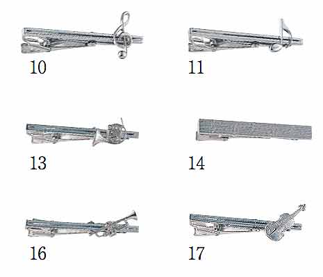プレゼント・贈答用に音楽雑貨!楽器モチーフのネクタイピン N