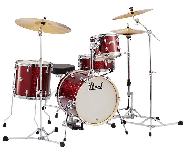 Pearl パール / MIDTOWN ミッドタウン・ブラックチェリーグリッター MDT704/C No.701・小口径ドラムセット【smtb-tk】