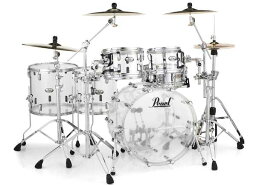 ◎PEARL パール / CRYSTAL BEAT 5-pieces Shell Pack CRB525FP/C #730 ULTRA CLEAR クリスタルビート 5ピースシェルパック アクリルドラムSET（受注生産品3ヶ月〜）【smtb-tk】