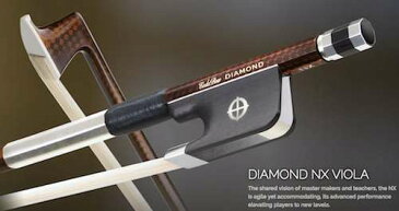 ★ グラファイトファイバー製!CODA BOW・コーダボウ / DIAMOND NX VIOLA BOW ビオラ用楽弓【smtb-tk】