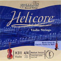 ●ダダリオ社の主力商品・ヘリコア（D'Addario Helicore）の5弦バイオリン弦（EADGC）セットです！通常の4弦セットに第5弦Cを追加する場合に選択の難しいC弦は最適な弦長・テンションになるように設計されています。 ●スチール弦とは感じないぐらい柔らかな音色でスタンダード弦として人気のアイテムです。ゲージがフローしていますので弦がきれいに並び弾きやすくなっています。 ●4／4サイズ用です！正規輸入代理店の商品です。セット内容は（E線H311、A線H312、D線H313、G線H314、C線H315）になります。 ●E線はボールエンド、ループエンド兼用です。 ●正規代理店商品。アフターサービス等についても誠意をもって万全の体制で受け付けさせて頂きます。 ■スペック■ ●4／4サイズ用 ●E線ボールエンド、ループエンド兼用 ●E線H311、A線H312、D線H313、G線H314、C線H315のSetダダリオ社の主力商品・ヘリコア（D'Addario Helicore）の5弦バイオリン弦（EADGC）セットです！