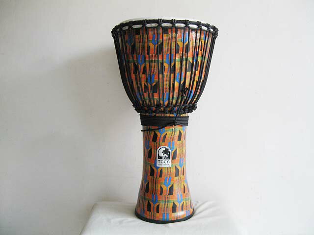 TOCA トカ / Freestyle Rope Tuned Djembe Kente Cloth SFDJ-12K フリースタイル ロープチューンド ジャンベ 12インチ 【smtb-tk】