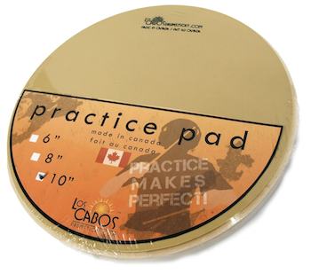 【ドラム練習グッズ】 LOS CABOS・ロス カボス / LCDPP10 10インチ Practice Pad ドラム練習パッド