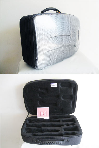 ◎ BAM バム / TREK 3028S NEW TREKKING CASE for A / B♭ Clarinet・A管 / B♭管・Wクラリネット用 ニュー・トレッキングケース・シルバーカーボン【smtb-tk】 2