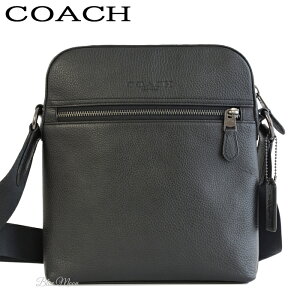 コーチ COACH バッグ メンズ ショルダーバッグ 2way斜めがけバッグ 本革 ブラック アウトレット 4011 QB/BK ブランド 送料無料