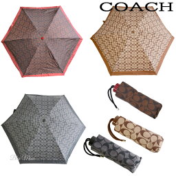 コーチ 折りたたみ傘 レディース コーチ COACH 折りたたみ傘 レディース 晴雨兼用 日傘 雨傘 99％UVカット 遮光 軽量 ミニアンブレラ アウトレット C4322 コーチBOXでギフト対応 ブランド 送料無料