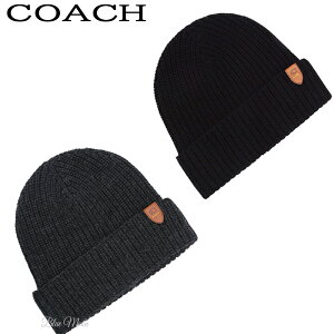 コーチ COACH ニットキャップ メンズ 帽子 ニット帽 RIB KNIT HAT アウトレット F86553 ブランド 送料無料