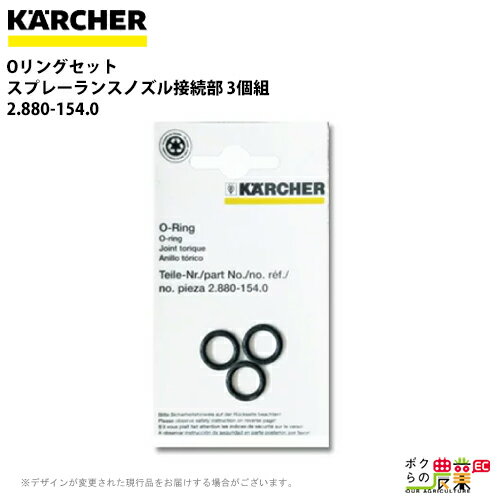 ケルヒャー Oリングセット 2.880-154.0 高圧洗浄機用 ノズル接続部 3個組 高圧洗浄機 KAERCHER【EASY!Lock 非対応】
