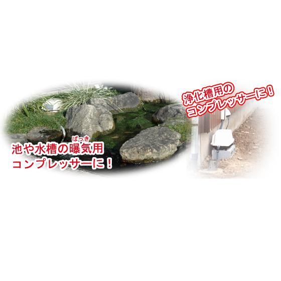 エアーポンプ 100Vブロア ポンプ 工進 ポンプ KOSHIN コーシン AK-120 浄化槽 水槽...