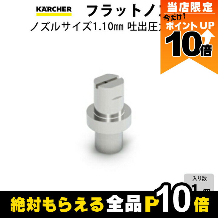 【全商品ポイント10倍！8/24 20時〜楽天マラソン限定★要エントリー】ケルヒャー フラットノズル20度 6.025-466.0 高圧洗浄機用 ノズルサイズ 110 KAERCHER【EASY!Lock 非対応】