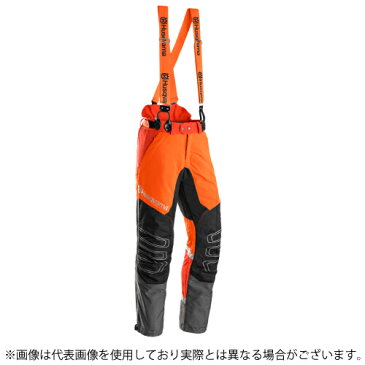 送料無料 ハスクバーナ 防護ズボン プロテクティブズボン T-EX II XS〜XXL サスペンダー付 ボタン穴式 EN381 クラス1
