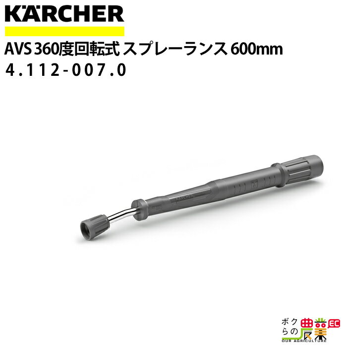 ケルヒャー スプレーランスAVS 4.112-007.0 高圧洗浄機用 600mm 高圧洗浄機 KAERCHER【EASY!Lock 対応】