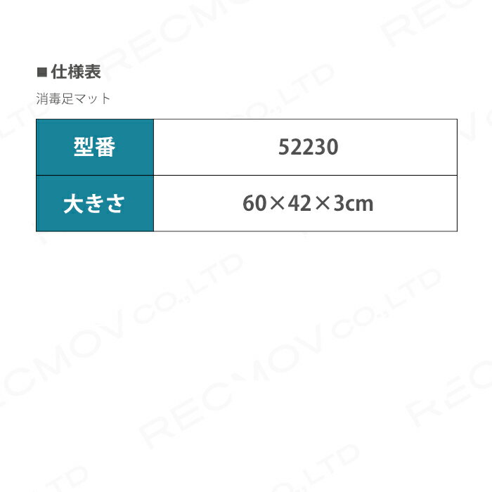 畜産用 消毒足マット 60×42×3cm 52230 消毒マット 足裏 畜産 酪農 牧畜 産業動物 牛 豚 養豚 家畜 畜産用品 2