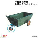 金具付タイヤセット 三輪車自在車 47243 Bタイプ(規格250×4) 部品 三輪車 3輪車 自在車 運搬車 飼料運搬車 畜産用品