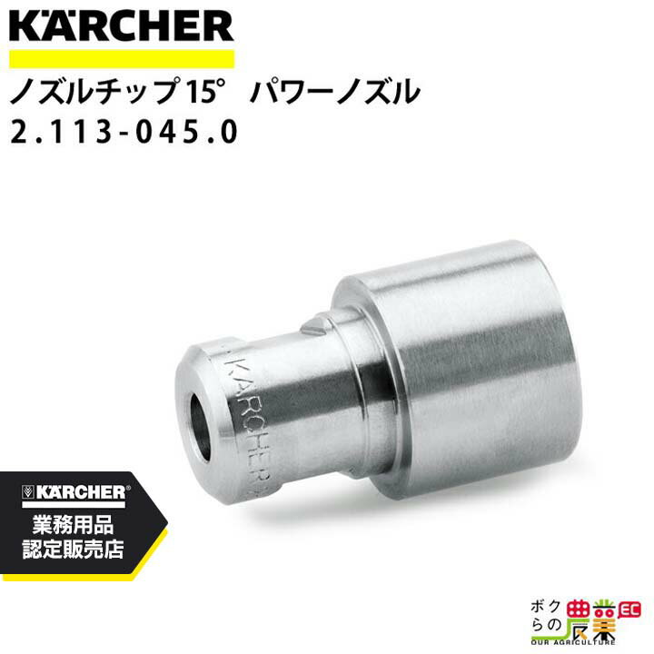 ケルヒャー ノズルチップ 15度 2.113-045.0 パワーノズル ノズルサイズ 040 アクセサリ ノズル KAERCHER