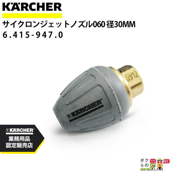 ケルヒャー サイクロンジェットノズル 4.765-005.0 パイプクリーニング用 ノズルサイズ 060 アクセサリ..