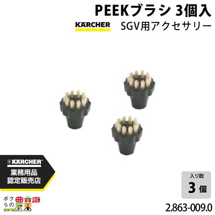 【1/25〜2/25開催！当選確率1/2★最大100%P還元！要エントリー】ケルヒャー PEEKブラシ 2.863-009.0 SGV..