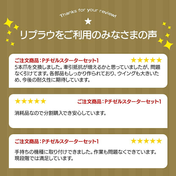 リプラウ カルチ用リプラウスターターセット標準チゼルタイプ-2 CULSSET1 分割標準...