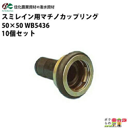 住化農業資材 入口継手 スミレイン用マチノカップリング50-50 WB5436 10個 スミレイン50 農業用