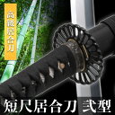 居合刀 短尺居合刀 弐型 模擬刀 美術刀 日本刀 是寿刀 刀 刀剣 演劇 舞台 演者 コスプレ 鑑賞用 リアル かっこいい 工芸品 日本製 国産 高級 コレクション インテリア イベント TKS-791