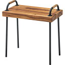 ウッドサイドテーブル 幅49×高さ51cm テーブル 机 モンキーポッド cafe カフェ おしゃれ 木製 JW-110