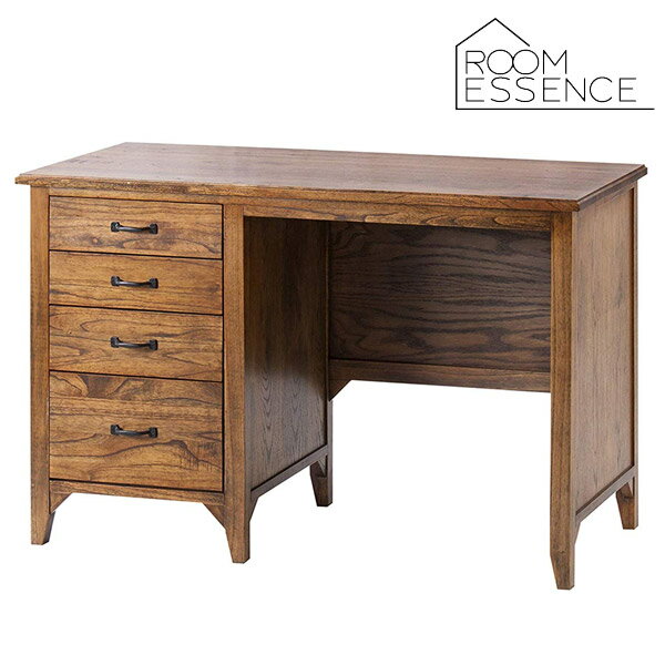 デスク 幅112cm ワークデスク パソコンデスク pcデスク 机 木製 引き出し 収納 PM-309