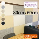 【送料無料】 吸音 パネル 6枚セット ボード 80×60 45度カットタイプ 防音 吸音 パネル 壁面パネル 騒音対策 簡単施工 断熱材 インテリア FB-8...