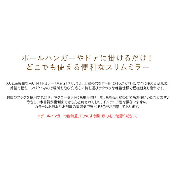 【送料無料】 ミラー 幅12 高さ102 スリム おしゃれ 壁掛け 全身鏡 鏡 姿見 完成品 軽量 収納 省スペース リビング 北欧 ナチュラル ブラウン ホワイト AR-MR02