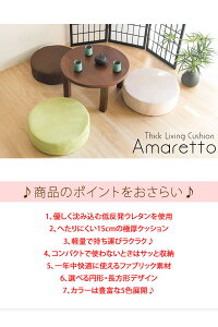 低反発クッション座面高さ15cm丸型リビングクッションソファクッション極厚クッション座布団カラフル円形ソファソファー座いす座椅子枕まくら背あてCN-50R