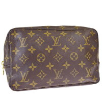 送料無料【中古】ルイヴィトンLOUISVUITTONトゥルーストワレット23クラッチバッグセカンドポーチモノグラムレザーM4752405BE743