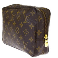 送料無料【中古】ルイヴィトンLOUISVUITTONトゥルーストワレット23クラッチバッグセカンドポーチモノグラムレザーM4752405BE743