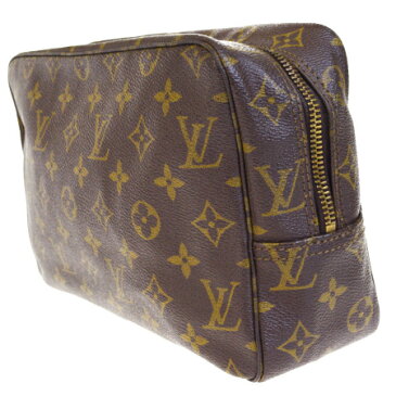 送料無料 【中古】 ルイヴィトン LOUIS VUITTON トゥルース トワレ GM クラッチバッグ セカンド ポーチ モノグラム レザー 63EG413