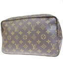 【中古】 ルイヴィトン LOUIS VUITTON トゥルーストワレット 28 クラッチバッグ セカンド ポーチ モノグラム レザー M47522 66ES056