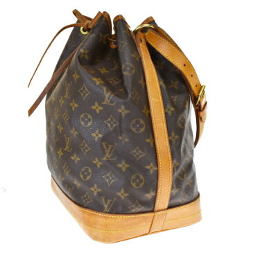 【中古】 ルイヴィトン LOUIS VUITTON ノエ ショルダーバッグ 巾着 モノグラム レザー M42224 84MH479