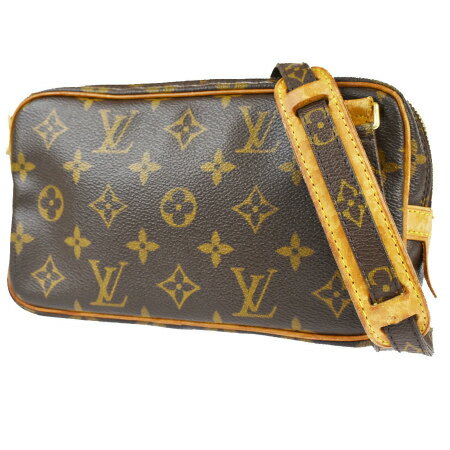 【中古】 中美品 ルイヴィトン LOUIS VUITTON ポシェット マルリー バンドリエール ショルダーバッグ モノグラム レザー M51828 70BU030