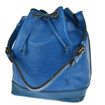 【中古】 ルイヴィトン LOUIS VUITTON ノエ ショルダーバッグ 巾着 エピ トレドブルー レザー M44005 61MS163