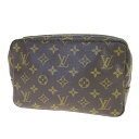 【中古】 ルイ・ヴィトン(Louis Vuitton) モノグラム トゥルース トワレット 23 M47524 クラッチバッグ ブラウン 60GB979