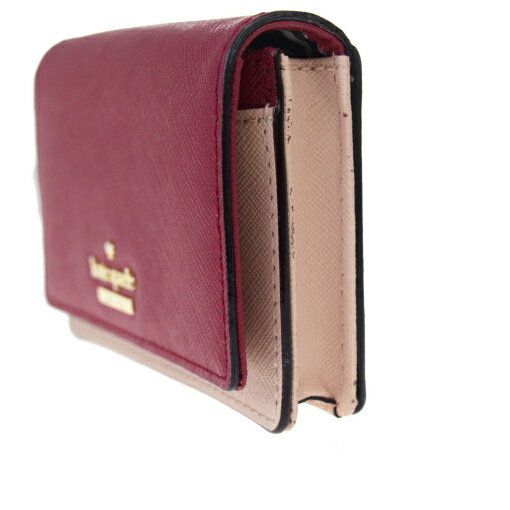 【中古】 ケイト・スペード(Kate Spade) PWRU5096B レザー 小銭入れ・コインケース レッド 03GB332