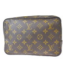 【中古】 ルイ・ヴィトン(Louis Vuitton) モノグラム トゥルース トワレ 23 M47524 クラッチバッグ ブラウン 02GC868