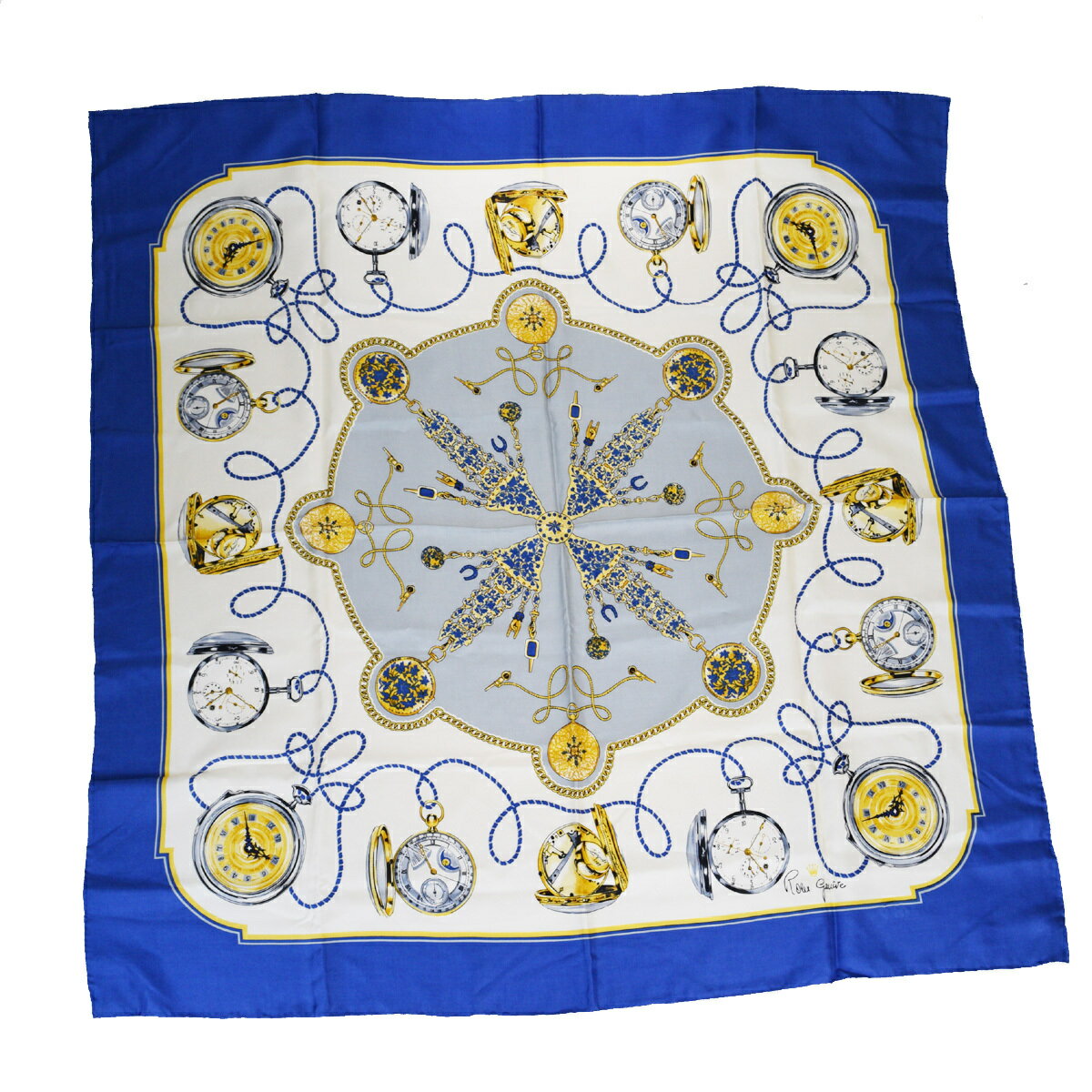 【中古】 ロレックス(Rolex) シルク スカーフ ブルー 03GC447のサムネイル