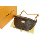 【中古】ルイヴィトン LOUIS VUITTON バムバッグ ボディバッグ モノグラムレザー ブラウン フランス M43644 805RF088