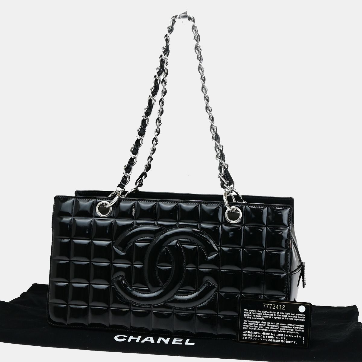 【CHANEL★大人気ミニ】 シルバーハンドバック ブラック 国内発 楽天市場】シルバー(ブランドシャネル)(バッグ|バッグ・小物