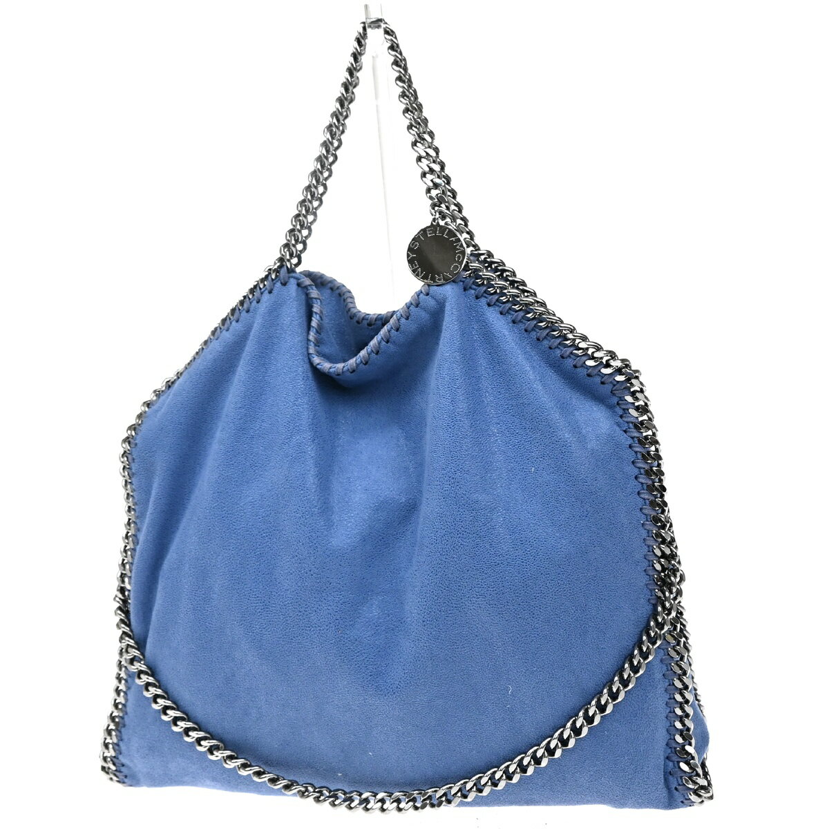 Rakuten - STELLA MCCARTNEY ステラ・マッカートニー ハンド ショルダーバッグ チェーンストラップ ブルー スエード レザー 67BS331